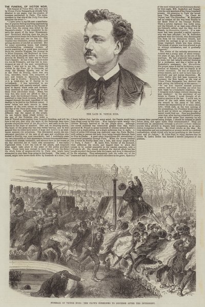 The Funeral of Victor Noir by Burn Smeeton